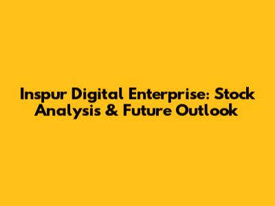 Inspur Digital Enterprise: Stock Analysis & Future Outlook