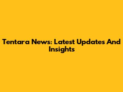 Tentara News: Latest Updates And Insights